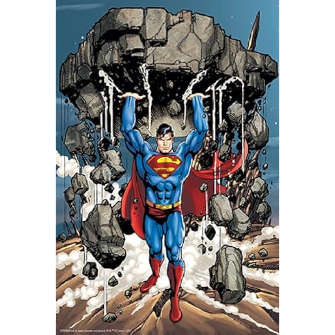 DC COMICS - SUPER STRENGTH | 3D LENTICULAR JIGSAW PUZZLE | 46CM X 31CM - 300 PCS | GAMES & PUZZLES | AGES 6+